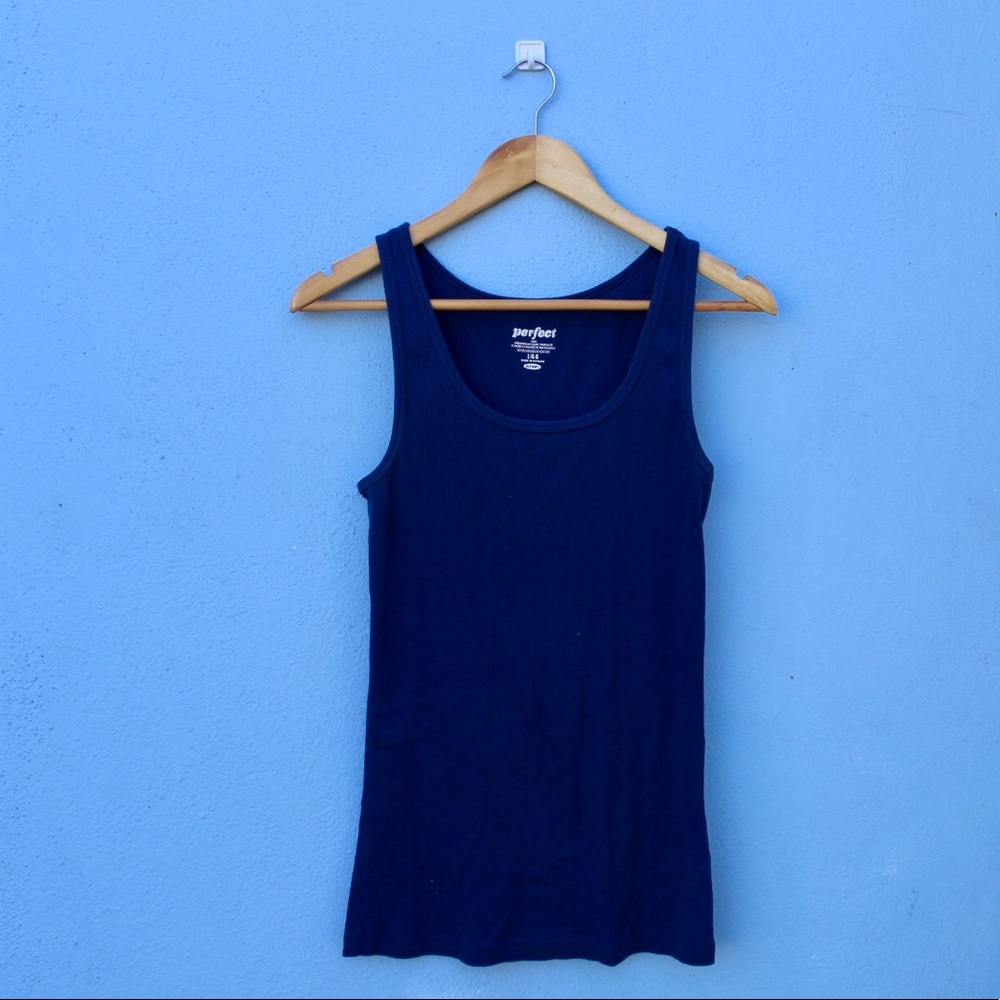 Blue tank top